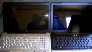 Comparison between HP G60 and Compaq CQ61 and bootup test [upl. by Bilicki]