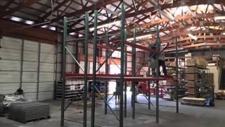 Pallet rack installation  Greensboro NC [upl. by Ahsan]