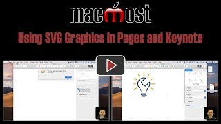 Using SVG Graphics In Pages and Keynote MacMost 1850 [upl. by Gnof]