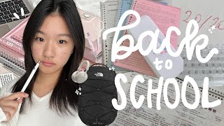 back to school 📎whats in my bag schedule planning catching up on summer assignments thrifting [upl. by Siravart]