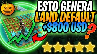 ✅CUANTO se GANA con una LAND DEFAULT ROI de 3 DIAS  WANAKA FARM [upl. by Lukas881]