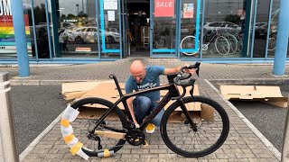 Unboxing Trek Domane SLR Project One in Axinite at Wheelworx Bike Shop Dublin [upl. by Reivaj]