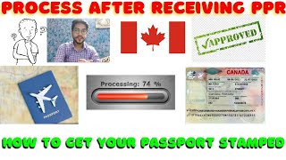 Process after getting PPR PPR request Canada PPR update Payment link Passport stamping 🇨🇦 [upl. by Dayna]