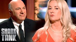 Shark Tank US  Shower Togas Entrepreneur Puts Kevin OLeary In TimeOut [upl. by Hurty]