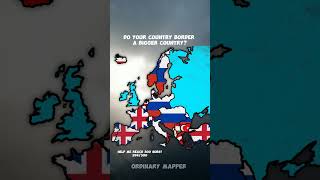 Do your country border a bigger country WW1 mapper map [upl. by Novit566]