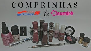 Primeira comprinha de 2018 na perfumaria Sumirê e no Armarinhos Fernando 🛍️💸 [upl. by Animsaj]