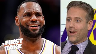 LeBron was sending a message with his egregious travel – Max Kellerman  First Take [upl. by Immaj]