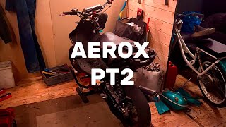 Aerox 70cc Mkll Rebuild  part 2 [upl. by Kablesh]