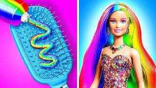 Doll Makeover Magic💅Transforming Ugly to Beautiful by Slick Slime Sams Maker World [upl. by Lisle]