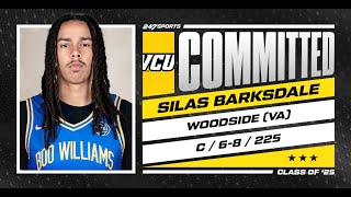 WATCH Silas Barksdale commits to VCU Rams LIVE on 247Sports [upl. by Ashlee]