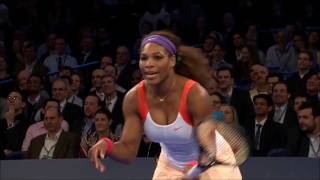 Serena vs Azarenka LeftHanded [upl. by Pappano]