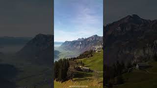 Switzerland village in mountains wandervision djimini4pro shorts [upl. by Dymphia892]