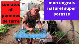 mon engrais potasse  pour tomates ail et échalotes [upl. by Silva653]