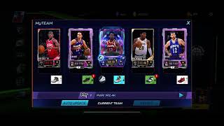 Playing the new nba 2k mobile update and upgrading my team👍 [upl. by Davide307]