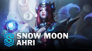 Snow Moon Ahri Skin Spotlight  League of Legends [upl. by Dottie]