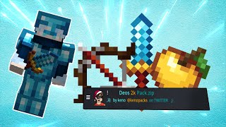 TimeDeo 2k 16x MINECRAFT BEDWARS PVP TEXTURE PACK 1710189114411521161117 [upl. by Oidgime]