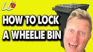 How to lock a wheelie bin [upl. by Cyndy577]