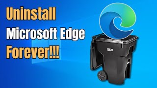 Uninstall Microsoft Edge in Windows 10 and 11 [upl. by Eenahpets]