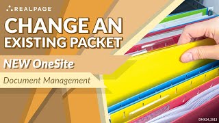 Change an Existing Packet [upl. by Ogawa]