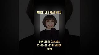 Mireille Mathieu concerts au Canada 2024 [upl. by Clynes511]