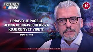 INTERVJU Saša Borojević  Upravo je počela jedna od najvećih kriza koje će svet videti 1832023 [upl. by Hussar]