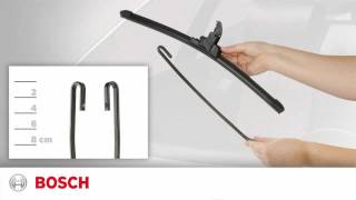 Bosch Wiper Blades  Hook Installation Video II10291 [upl. by Eniamreg517]