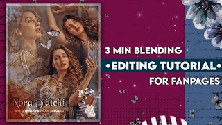 3 min Blending Editing Tutorial🌸  using Picsart [upl. by Lougheed]