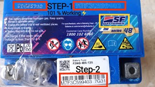 SF Battery warranty check  manufacturing date by serial number  easy steps 110 original ☑️ [upl. by Maxa]