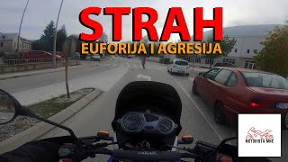 STRAH  Euforija  Agresija U VOŽNJI MOTORA [upl. by Kristofer]