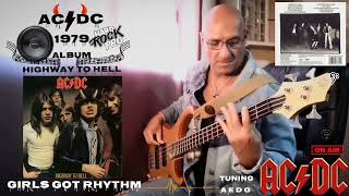 ACDC  Girls Got Rhythm Bass Cover Version listen with👉🏻🎧 [upl. by Annoek]