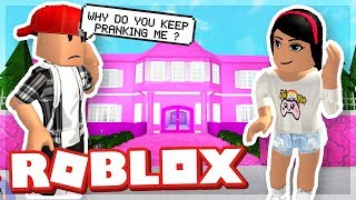 MY GIRLFRIEND WONT STOP PRANKING ME  ROBLOX [upl. by Rebhun450]