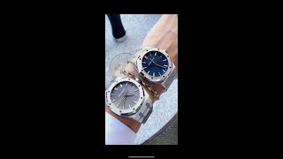 AUDEMARS PIGUET Royal Oak 15500st Blue vs Grey 💙vs🤍 what would you like 🥰😍 [upl. by Jacqueline]