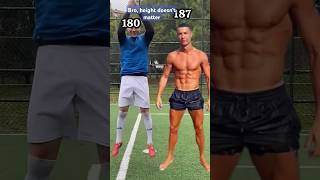 height doesnt matter 🇵🇹🇺🇲 sports football glhemrom cristianoronaldo shorts fyp [upl. by Cynth]