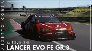 Mitsubishi Lancer Evolution Final Edition Gr3  Suzuka Circuit Assetto Corsa [upl. by Enitsua]