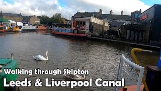 Leeds amp Liverpool Canal Towpath  Skipton Walk 2020 [upl. by Nona156]