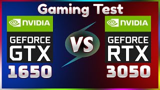 This Test Will Surprise You 😲 Gaming Test of GTX 1650 vs RTX 3050 🔥 [upl. by Keeler771]