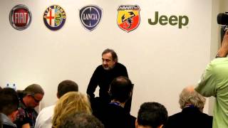 Marchionne quotNon criticate le vendite della Fiat Puntoquot [upl. by Hesler]