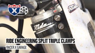 Racer X Garage Ride Engineering Split Triple Clamps [upl. by Nesila]