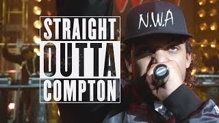 STRAIGHT OUTTA COMPTON RedBand Trailer Review – AMC Movie News [upl. by Gnah]