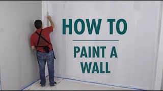 How To Paint A Wall  Bunnings Warehouse [upl. by Asille]