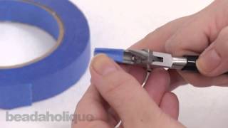 Quick Tip How to Protect your Wire Wrapping Pliers with Tape [upl. by Elyssa]