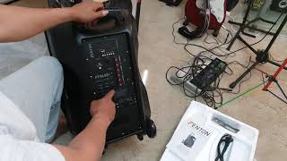 Unboxing Fenton FT15LED 800w PA system [upl. by How]