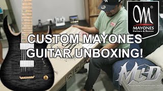 Unboxing MAYONES Custom Duvell Elite 7 True Temperament Frets [upl. by Berns]