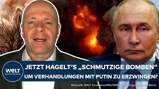 UKRAINE KRIEG Heftiger Vorwurf quotSchmutzige Bomben auf Saporischschjaquot um mit Putin zu verhandeln [upl. by Anoyet60]