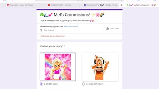 UPDATED HOW TO ACCESS MY GOOGLE FORM FOR MY GFX COMMISSIONS [upl. by Ahsaf608]