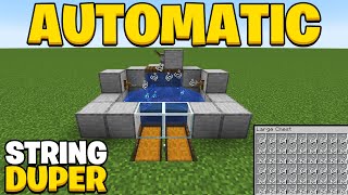 Minecraft string duper glitch Automatic STRING Duplication 121 Glitch Minecraft dupe [upl. by Olecram]