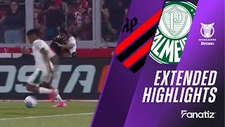 Athletico Paranaense vs Palmeiras 02 I Game Highlights I Brasileirão 2024 [upl. by Yeneffit323]