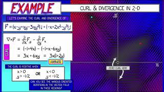 CalcBLUE 4  Ch 73  Example  Curl amp Div in 2D [upl. by Lauryn]