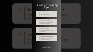 Top 4 Cashier Training Tips for Beginner  Secrets Every Cashier Must Know Cashiertips cashier [upl. by Shandy]