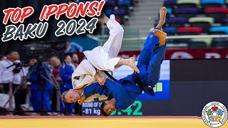 TOP IPPONS  GS BAKU 2024 [upl. by Timon909]